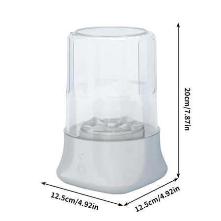 JilgTeok 2 Packs 1L Portable Mini Washing Machine Small Capacity Laundry Machine for Underwear Socks Home Rechargeable Battery Washer Lightweight Compact Clothes Cleaner for Travel Apartment Dorm