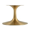 thumbnail image 4 of Modway Lippa 36" Round Coffee Table in Gold White, 4 of 4