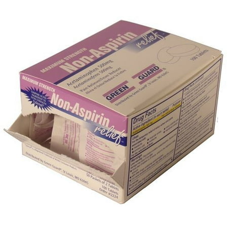 Medi-First Maximum Strength Non Aspirin Tablets-Pack of 100
