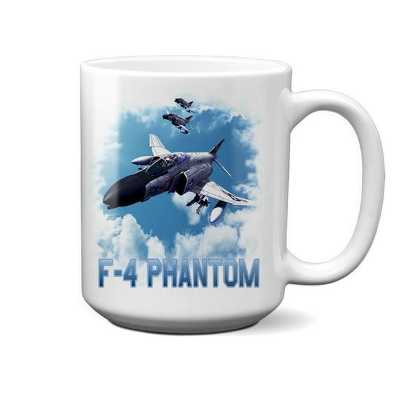 F-4 Phantom Trio In The Clouds 15oz Mug
