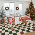 thumbnail image 2 of RUG ROBOT 8'x10' Large Christmas Rugs for Living Room, Washable Non-Slip Checkered Area Rug, Soft Farmhouse Holiday Rug for Dining Room, Bedroom Xmas Accent Carpet Indoor Christmas Decor, 2 of 11