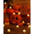 thumbnail image 4 of Velas LED tipo tealight Homemory de 24 unidades, sin llama y con batería, 4 of 9