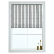 Shades for Windows, Room Darkening Shades, Cordless Pull Down Window Shades, Vertical Stripe Shades for Indoor Windows, Woven Fabric Blinds & Shades 27" W X 64" H, (Natural)