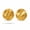 A Pair in Gold, variant on Textured Stud Earrings for Women, Round Gold & Silver Earrings 0.83 Inch, Lightweight Statement Studs with S925 Sterling Silver Post, Minimalist Fashion Jewelry