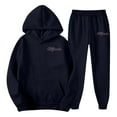 thumbnail image 5 of Men's Tracksuits 2 Piece Oversized Hoodie and Sweatpants Casual Jogging Gym Workout Sweat Suits for Men Athletic Mens Sweatsuit Activewear Dark Blue XXL, 5 of 6