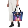 thumbnail image 4 of Lsque Chucky Pattern Beach Tote,Shoulder Handbag,Spacious Tote Bag,Lightweight Travel Bag,Versatile Shopping Bag, 4 of 5