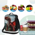 thumbnail image 4 of Easygdp Majestic Red Dragon Lunch Box Large capacity Lunch Bag Leakproof Cooler Tote Bag Organizer with Adjustable Shoulder Strap, 4 of 7