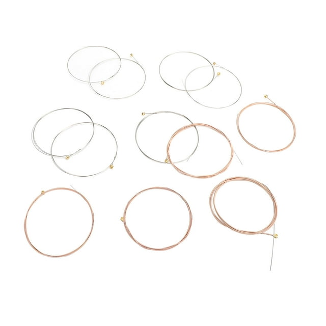 Cuerdas De Guitarra Acústica, Cuerdas De Guitarra De Madera De Bronce Fosfor 12-52 Calibre Para Reemplazo