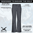 thumbnail image 4 of Arctix Women's Insulated Snow Pants, Water Resistant Snow Pants for Skiing & Snowboarding (Gray, Small), 4 of 7