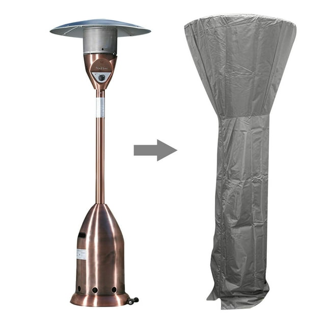 Eoozwa Housses de Chauffage Rond Extérieur pour Patio avec Fermeture Éclair Décorations de Noël Intérieures Extérieures