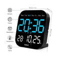 thumbnail image 5 of Reloj De Pared Digital Con Termómetro, Alarmas Y Calendario Lab.G Negro, 5 of 5