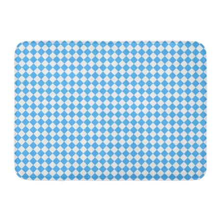 KDAGR Blue Octoberfest Oktoberfest October Fest in Germany Endless Bavarian Argyle Doormat Floor Rug Bath Mat 23.6x15.7 inch