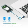thumbnail image 2 of WAVLINK USB 3.0 to SATA External Hard Drive Enclosure for 2.5 inch 5mm/7mm/9.5mm SATA I/II/III HDD/SSD Support UASP Function, Max 4TB Tool-Free Design, 2 of 8