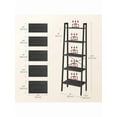 thumbnail image 4 of Ladder Shelf, 5-Tier Bookshelf, Storage Rack, Bookcase With Steel Frame, For Living Room Home Office, Kitchen, Bedroom, Industrial Style, 4 of 15