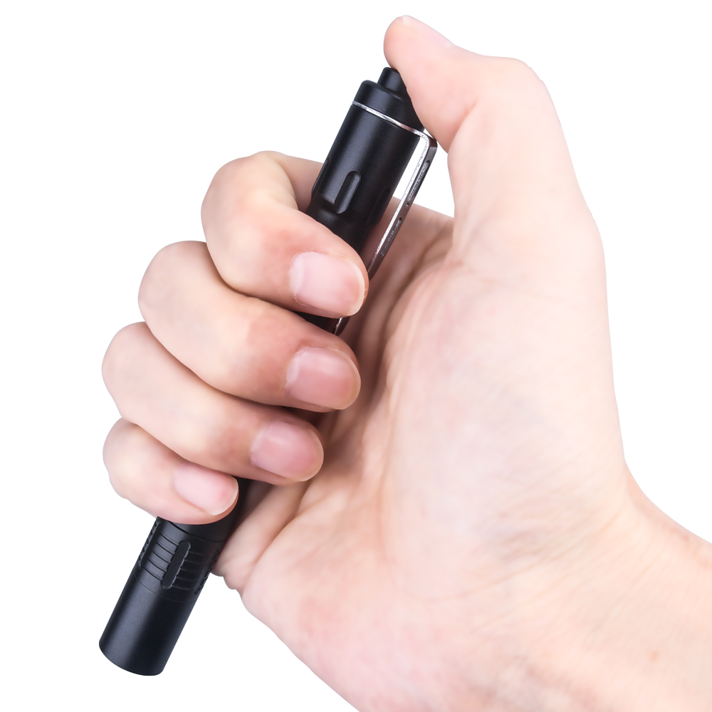 GING UV FLASHLIGHT 365nm Pen LED UV Light Pocket Light Black Light UV Torch AAA Battery for Glue,Pet Urine, Counterfeit Money, Resin… (D11-365nm)…