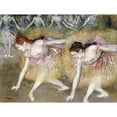 thumbnail image 2 of Degas, Edgar 24x19 Black Modern Framed Museum Art Print Titled - Dancers Bending Down, 2 of 4
