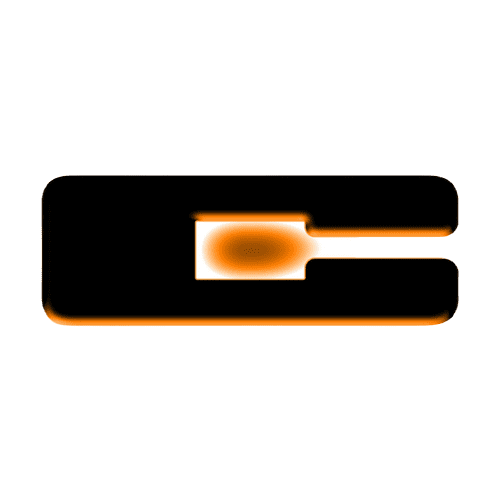 Oracle Lighting Decal 3141-C-005 Illuminated LED Letter Badge; Letter C; Matte White; Amber LED; 3-3/4 Inch x 1.4 Inch