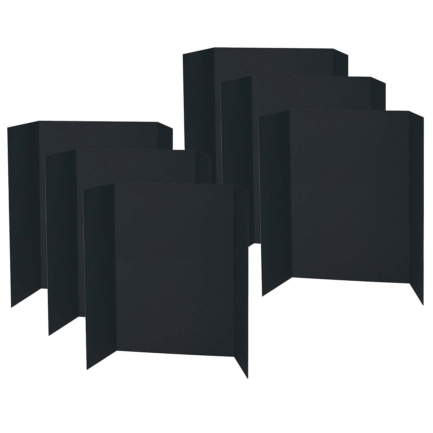 Pacon PAC3766BN Presentation Board Single Wall 48 x 36 Black Renewed Pack of 6 