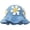 Blue, variant on vlrwzc Foldable Knitted Bucket Hat Fashionable Flower Pattern Hat Floral Knitted Bucket Hat Fisherman Bucket Hats for Women