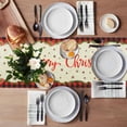 thumbnail image 3 of Christma Table Runner 13.8 x 72 Inches for Dining Room Home Kitchen Decorations for Christmas Eve Party, 3 of 6