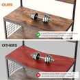 thumbnail image 5 of CONCETTA 23" Baking Rack, Microwave Oven Rack, Pot Rack, Baking Utensils, Kitchen Household Use, Three Layers, Rustic Brown, 5 of 8