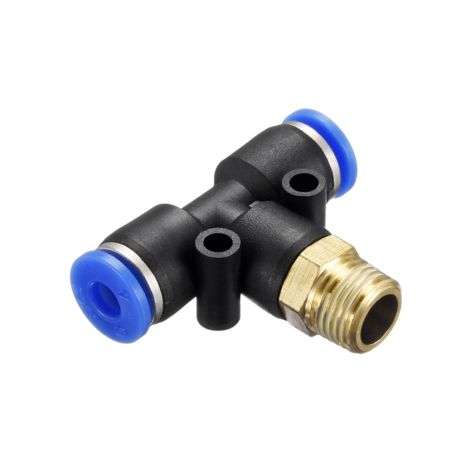 Push To Connect Fittings T Type Thread Tee Tube Connect 5/32" OD x 1/8