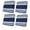 Blue, variant on Outdoor Patio Cushion Covers 4 Pack Navy Sage Striped Patio Chair Cushion Covers with Ties and Zipper Classic Farmhouse Stripes Waterproof Outdoor Seat Cushion Covers for Patio Furniture 22"x22"