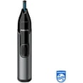 thumbnail image 2 of Philips Series Battery Powered Nose, Ear & Eyebrow Trimmer W Guard System, NT3650/16, 2 of 6