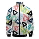 thumbnail image 2 of Chaqueta con estampado geométrico 3D para hombre, abrigo deportivo callejero de gran tamaño, estilo Harajuku, para primavera y otoño, chaquetas con cremallera, ropa para hombre, 2 of 5