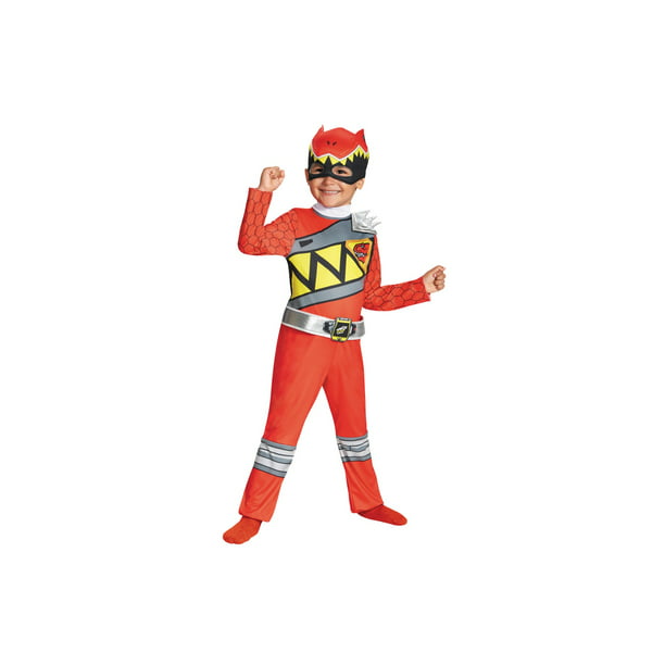 Red Power Rangers Dino Thunder Little Boys Costume - Walmart.com ...