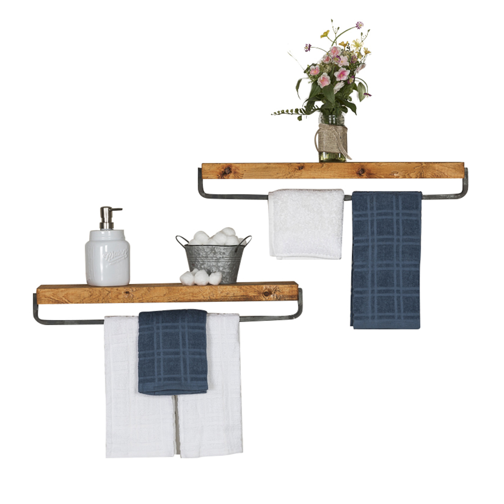 True Floating Towel Rack, Set of 2