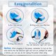 thumbnail image 3 of Mini Craft Iron Mini Heat Press Mini Heat Press Portable Handy Heat Press Mini Iron con base de carga Accesorios para ropa DIY Camisetas Zapatos Proyectos de vinilo de transferencia de calor Sincero Hogar, 3 of 7