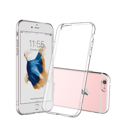 Shamo's iPhone 6 and iPhone 6s Case, Clear Soft Transparent Cover TPU Bumper