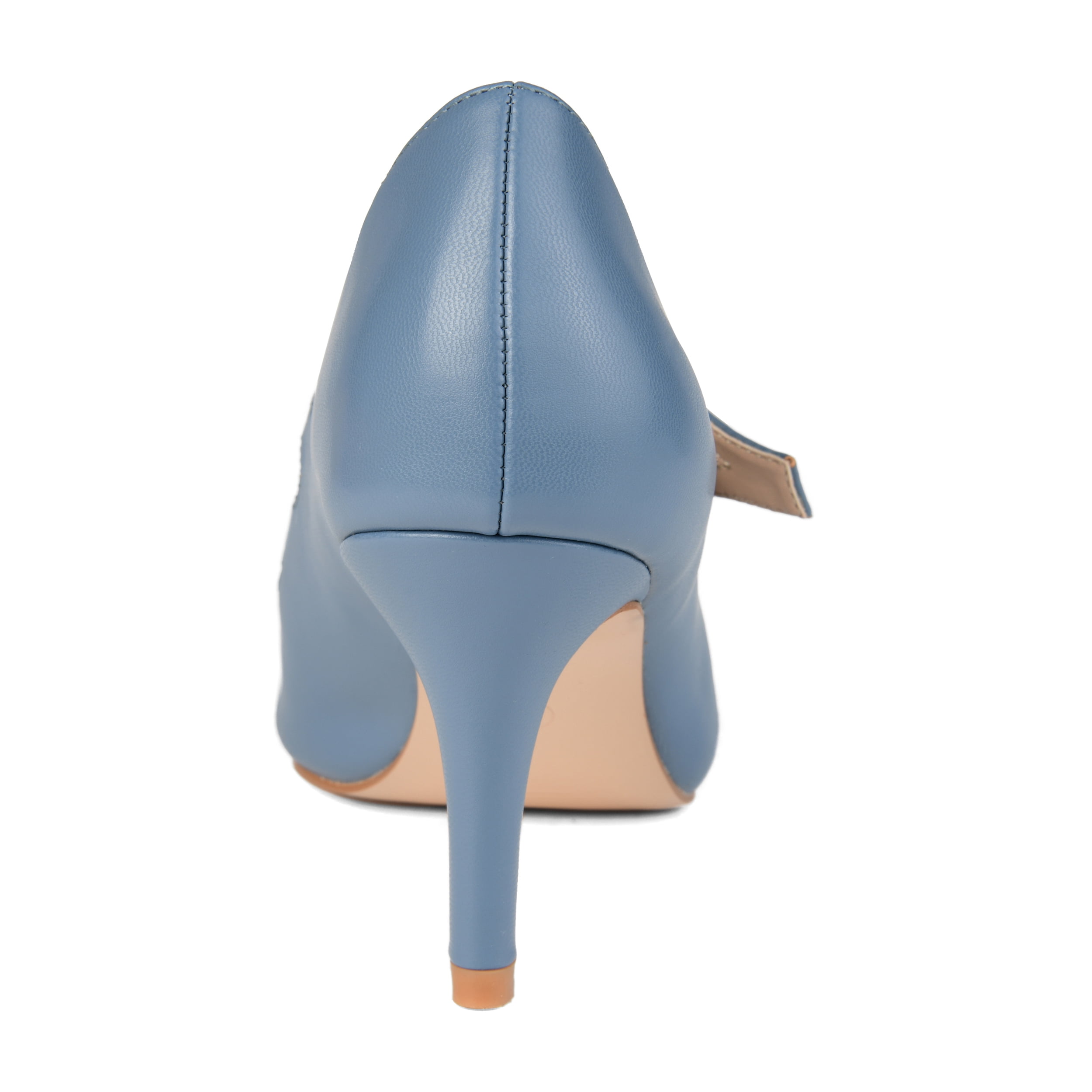 Journee Womens Sidney Pointed Toe Mid Heel Pumps