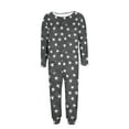 thumbnail image 5 of Women's Star Pajama Sets 2 Piece Loungewear Long Sleeve Top and Bottom Cozy Pjs with Pockets Soft Sleepwear, 5 of 6