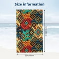 thumbnail image 4 of Yibo Boho Pattern Bath Towel Quick Dry Pool Towel Lightweight Shower Towel for Bathroom Outdoor Swimming, 4 of 9