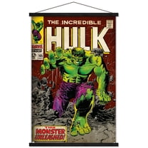 Marvel Comics - Hulk - Incredible Hulk #105 Wall Poster with Wooden Magnetic Frame, 22.375" x 34"