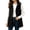 Black#3, variant on YOIAVAIOY Women Fuzzy Fleece Hoodies Winter Warm Long Sleeve Hooded Jacket Lounge Solid Textured Cardigan Pink M
