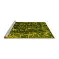 thumbnail image 2 of Ahgly Company Machine Washable Indoor Rectangle Abstract Yellow Modern Area Rugs, 5' x 7', 2 of 4