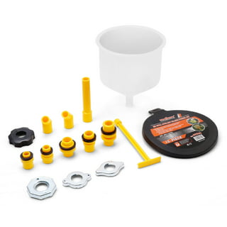 JEGS 51220: 15-Piece No Spill Coolant Filling Funnel Kit