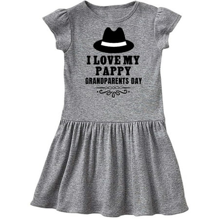 

Inktastic Grandparents Day I Love My Pappy Gift Toddler Girl Dress