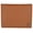 Tan, variant on Swiss Marshall Mens Leather RFID Bifold Wallet 2 ID Windows Divided Bill Section