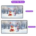 thumbnail image 5 of Hello Winter Pomeranian Football Snowman Welcome Snowy Morning Desk Mat Full Keyboard Mouse Pad Pom Dog Lover Gifts Large Mousepad - 01012, 5 of 5