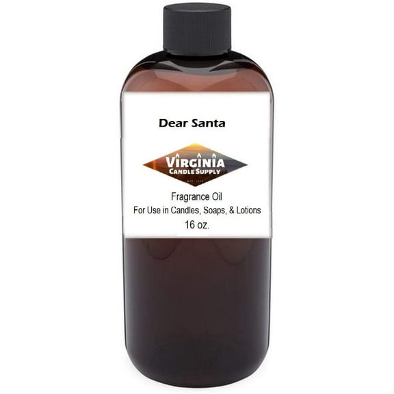 Dear Santa 16oz Bottle for Candle Making, Soap Making, Tart Making, Room Sprays, Lotions, Car Fresheners, Slime, Bath Bombs, Warmers