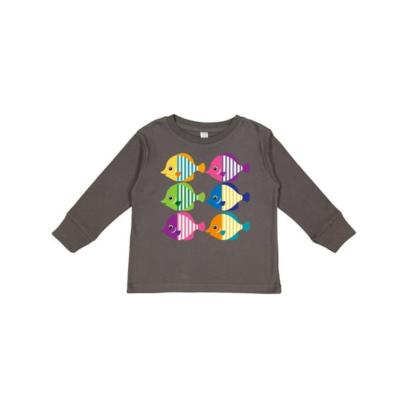Inktastic Tropical Fish Lover Girls Long Sleeve Toddler T-Shirt