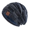 thumbnail image 1 of Gran oferta de gorros de invierno para mujer, gorro cálido holgado a la moda, gorro tejido con diseño de colores mezclados Multicolor para mujer, 1 of 5