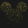 thumbnail image 2 of Girl's Mickey & Friends Confetti Mickey Mouse Logo  Graphic Tee Black Small, 2 of 4