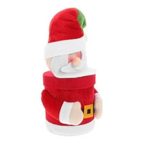 LEORX Candy Jar With Lid Apple Shaped Present Box For Christmas Decorations 1Pack