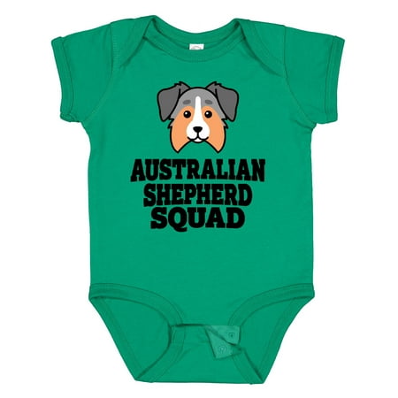 

Inktastic Dog Australian Shepherd Squad Gift Baby Boy or Baby Girl Bodysuit