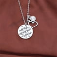 thumbnail image 5 of IEFSHINY April Birthstone Pendant Necklace for Women Best Friend Encouragement Gifts Women Daughter Necklace, 5 of 6